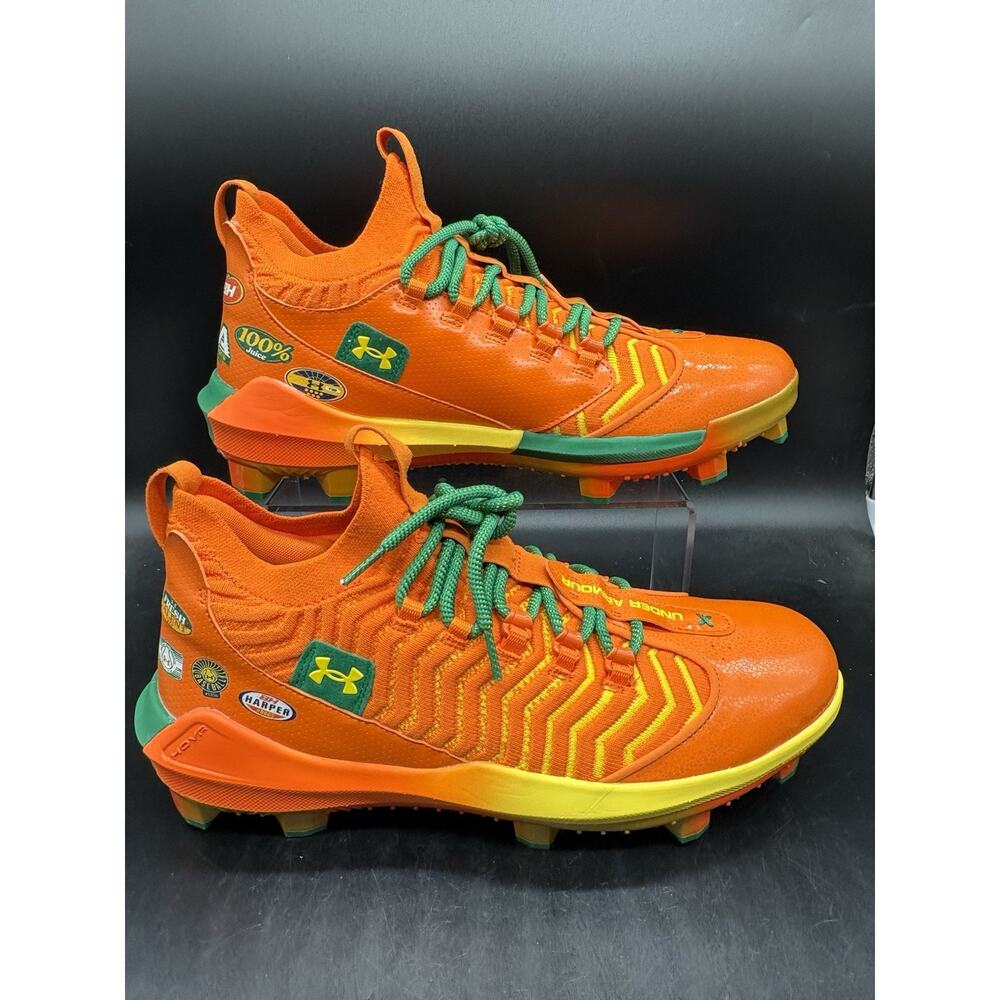 Under Armour Harper 9 Pro TPU LE "Bring the Juice" Baseball Cleats Men US 12.5